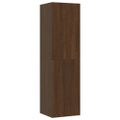 vidaXL Nástenné TV skrinky 2 ks hnedý dub 30,5x30x110 cm