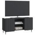 vidaXL TV skrinka 102 x 34,5 x 52 cm Čierna Kompozitné drevo
