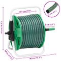 vidaXL Voľne stojaci zelený hadicový bubon sada koncoviek 0,5" 30m PVC