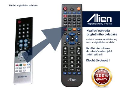 Dialkový ovládač ALIEN Samsung AA59-00357A