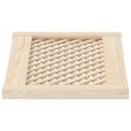 vidaXL Dvere skrinky mriežkový dizajn 2 ks 59,5x39,5 cm masív borovica
