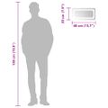 vidaXL LED kúpeľňové zrkadlo 40x20 cm