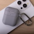 Carbonové puzdro pre Airpods / Airpods 2 sivé