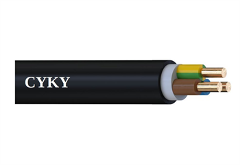 Silový inštalačný kábel pre pevné uloženie CYKY-J 3x2,5, balenie 50m Silový inštalačný kábel pre pevné uloženie CYKY-J 3x2,5, balenie 50m