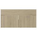 vidaXL Skrinka pod umývadlo, dub sonoma 90x38,5x46cm, kompozitné drevo