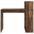 vidaXL Stôl Dymová dub Kompozitné drevo 108 x 55 x 103.5 cm