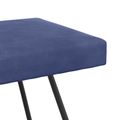 vidaXL lavička Policajná modrá 80 x 40 x 45 cm Zamat