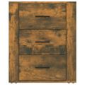 vidaXL Nočný stolík dymový dub 50x36x60 cm spracované drevo
