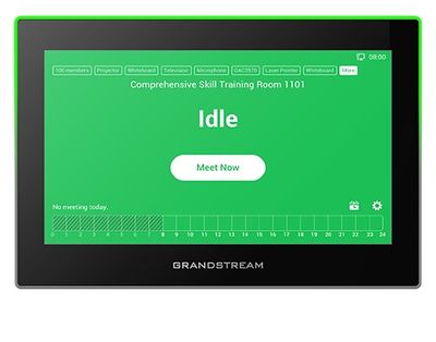 Grandstream GSC3575 SIP interkom a riadiaca stanica, 7'' dotyk.obrazovka, Wi-Fi 6, BT, 6 SIP účtov, čierny