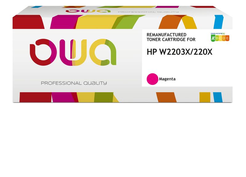 OWA Armor toner kompatibilný s HP W2203X, 220X, 5500st, červená/magenta