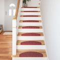 vidaXL Samolepiace schodové rohože 15 ks 65 x 21 x 4 cm Non-Slip