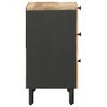 vidaXL Nočný stolík Prírodná 50 x 33 x 62 cm Masívne mango drevo