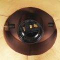 vidaXL Industriálna závesná lampa 25 W mosadzná 19 cm okrúhla E27
