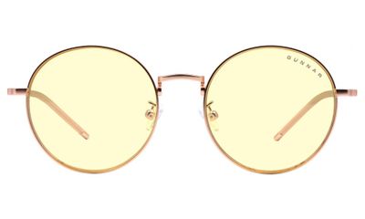GUNNAR kancelárske/herné brýle ELLIPSE ROSE GOLD * jantárové sklá * BLF 65 * GUNNAR focus Brýle, herné, zlato-ružové obrúčky, jantarové sklá