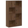 vidaXL Knižnica hnedý dub 60x24x101,5 cm kompozitné drevo
