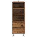 vidaXL Highboard Staré drevo 40 x 36 x 110 cm Kompozitné drevo