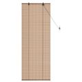 vidaXL Roleta Hnedá 40 x 160 cm Bambus