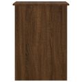 vidaXL Stôl hnedý dub 100x55x75 cm spracované drevo