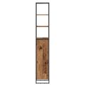 vidaXL Kúpeľňová skriňa Staré drevo 40 x 30 x 180 cm Kompozitné drevo