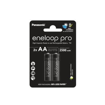 E304417700 Eneloop Pro nabíjateľná batéria AA/2500mAh 2 ks