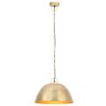 vidaXL Industriálna vintage závesná lampa 25 W, mosadzná 41 cm E27