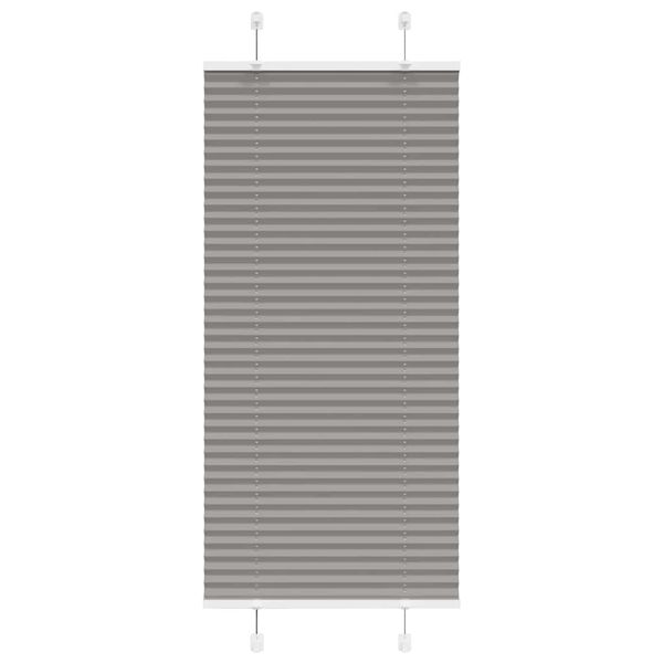 vidaXL plisovaná roleta antracitová 65x150 cm Šírka látky 64,4 cm
