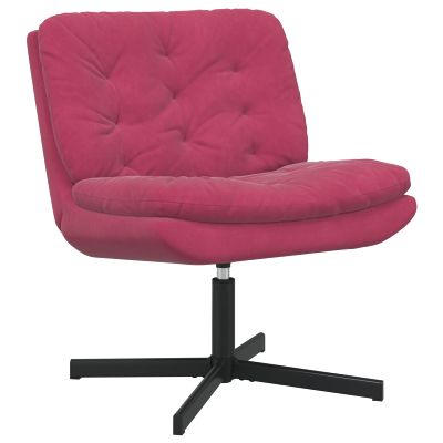 vidaXL Otočné relaxačné kreslo Víno červené 63 x 75 x 76 cm Zamat