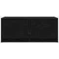 vidaXL TV stolíky 2 ks dub čierne 60x31x25,5 cm kompozitné drevo