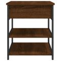 vidaXL Lavička na topánky hnedý dub 70x42,5x50 cm kompozitné drevo