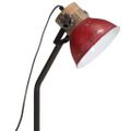 vidaXL Stolová lampa 25 W šmuhovaná červená 18x18x60 cm E27