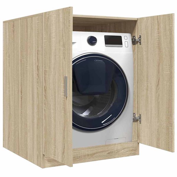 vidaXL Skrinka na práčku dub sonoma 71x71,5x91,5 cm