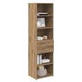 vidaXL Highboard Remeselný dub 50 x 42,5 x 185 cm Kompozitné drevo