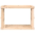 vidaXL Vonkajší držiak na polená 108x52x74 cm masívna borovica
