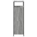 vidaXL Botník sivý dub sonoma 60x34x112 cm kompozitné drevo