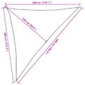 vidaXL Tieniaca plachta 160 g/m² bledozelená 3x4x5 m HDPE