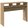 vidaXL Konzolový stolík Artisan Dub 105x30x80 cm Konštruktérske drevo