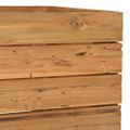 vidaXL Vyvýšený záhon 100x40x55 cm, recyklované tíkové drevo a oceľ