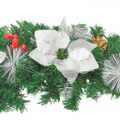 vidaXL Vianočná girlanda s LED svetielkami zelená 2,7 m PVC