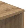 vidaXL Knižnica dub artisan 34x31x112 cm kompozitné drevo