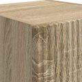 vidaXL TV nástenná skriňa 30 x 31 x 100 cm Sonoma Kompozitné drevo