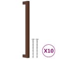 vidaXL Rukoväte na skrinku 10 ks bronzové 224 mm nehrdzavejúca oceľ