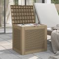vidaXL Záhradný úložný box bledohnedý 55,5x43x53 cm polypropylén