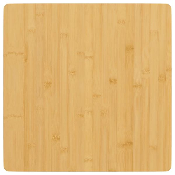 vidaXL Stolová doska 60x60x1,5 cm bambus