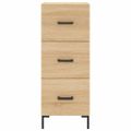 vidaXL Komoda dub sonoma 34,5x34x90 cm spracované drevo