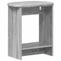 vidaXL Bočný stôl Sivá sonoma 50 x 39,5 x 55 cm Kompozitné drevo