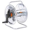 vidaXL Hadicový bubon nástenný pre 50 m 1/2" hadicu oceľ