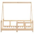 vidaXL Rám detskej postele 70x140 cm masívna borovica