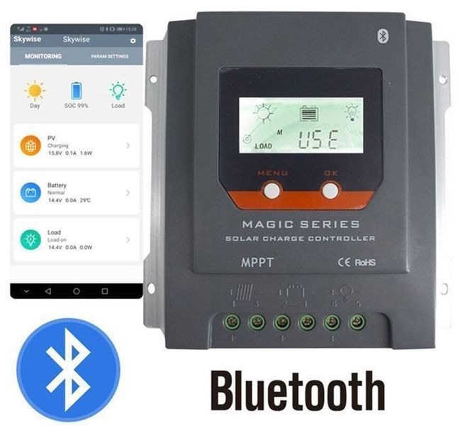 Solárny regulátor MPPT Lumiax MT2075-BT, 12-24V/20A, bluetooth Solární regulátor MPPT Lumiax MT2075-BT, 12-24V/20A, bluetooth