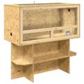 vidaXL Terárium Hnedá 100 x 50 x 100 cm OSB