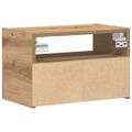 vidaXL Nástenný nočný stolík dub artisan 45x26x28,5 cm